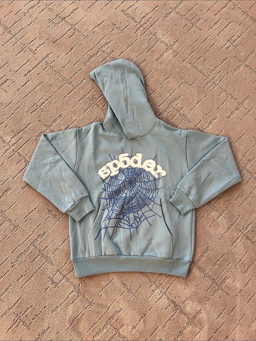 Spider Sp5der hoodie blue